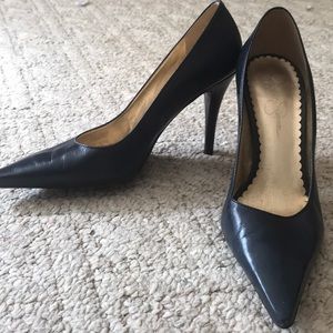 Navy Jessica Simpson Heels